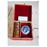 Chinese Soapstone 'Lucky' Stamp Set
