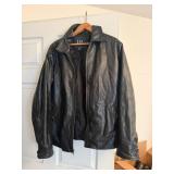 Vintage Gap Black Leather Jacket