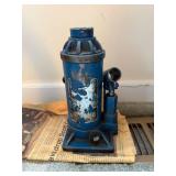 Blue Vintage Hydraulic Jack