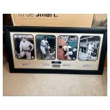 Framed Yankees Legends Display
