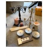 Candle Holders and Candles