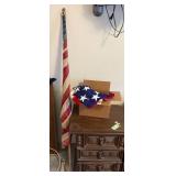 Two American Flags