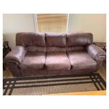 Brown Microfiber Sofa