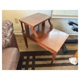Two-Tier Wooden Side Table