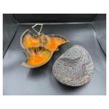 Mid-Century Ceramic Dish and Tray