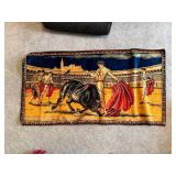 Matador and Bull Woven Tapestry