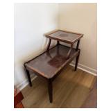 Two-Tier Wooden Side Table