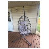 Hanging Egg Chair With Standï¿½56x56x75