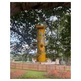 Yellow Metal Bird Feeder