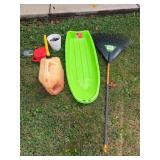 Outdoor Tools and Sled Set