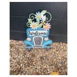 Metal Spring Welcome Signï¿½14ï¿½20