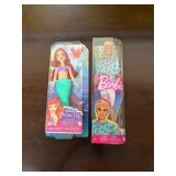 Disney Ariel and Barbie Ken Dolls