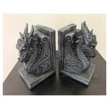 Dragon-Themed Bookends Pairï¿½6.5ï¿½ tall
