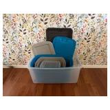 Storage Bins With Lidsï¿½38x21x18
