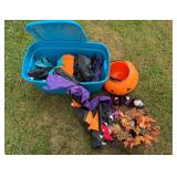 Halloween Decorations with Bin