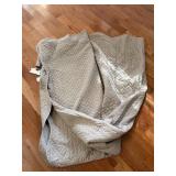 Gray Quilted Blanketï¿½90ï¿½96