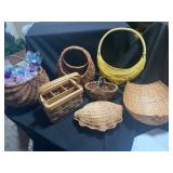 Wicker Baskets and Decorative Items