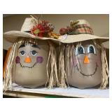 Decorative Scarecrow Freon Tank Art