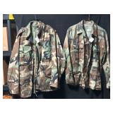 Two Camouflage USMC Cold Weather Tops