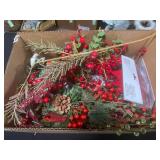Decorative Artificial Holiday Florals and Picks