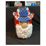 Patriotic Gnome With Hat and Beard Decor