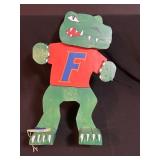 FLA Handmade Wooden Alligator Mascot Yard Art