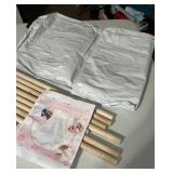 Two Cotton Child Sized Fabric Teepee Tents