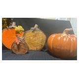 Decorative Thanksgiving Pumpkin Set
