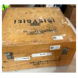 Three Wooden Shipping Boxes With Foam Inserts