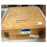 Three Wooden and Metal Storage Boxes
