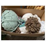 Yarn Skeins and Balls in Various Colors