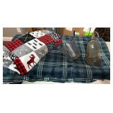 Fleece Blanket & Rolling Duffle With Additional It