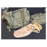 U.S. Military Canvas Bags and Equipment