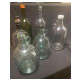 Glass Bottles with Handles