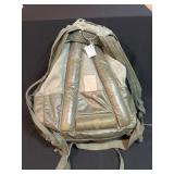 Vintage French Military Rucksack and Sleeping Bag