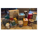 Reproduction Tin Containers