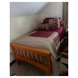 Twin Wooden Headboard Set