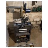Ryobi Miter Saw with Kennedy Tool Cabinet