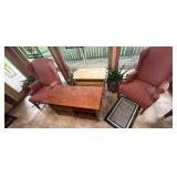 Chairs, Tables, and Potted Plants