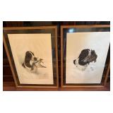 Framed Hunting Dog Prints