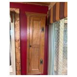 Wall-Mounted Wood Storage Cabinet