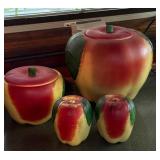 Apple-Themed Ceramic Kitchen Set