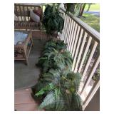 9 Artificial Fern Plants