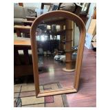 Wood-Framed Arch Mirror, 21ï¿½ x 36ï¿½
