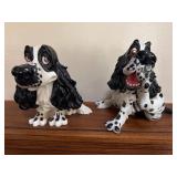 Jazz the Cocker Spaniel and Chester Dalmatian