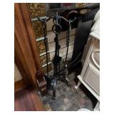 Wrought Iron Fireplace Tool Set With Stand