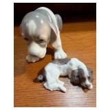Lladro "Sad Puppy" Beagle Figurine #1071, Retire