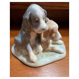Lladro #1046 Sitting Spaniel Pups (Retired)