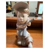 Lladrï¿½ "Hunter Puppet" Porcelain Figurine