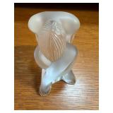 Lalique France Posing Yoga Nude Meditating Figure